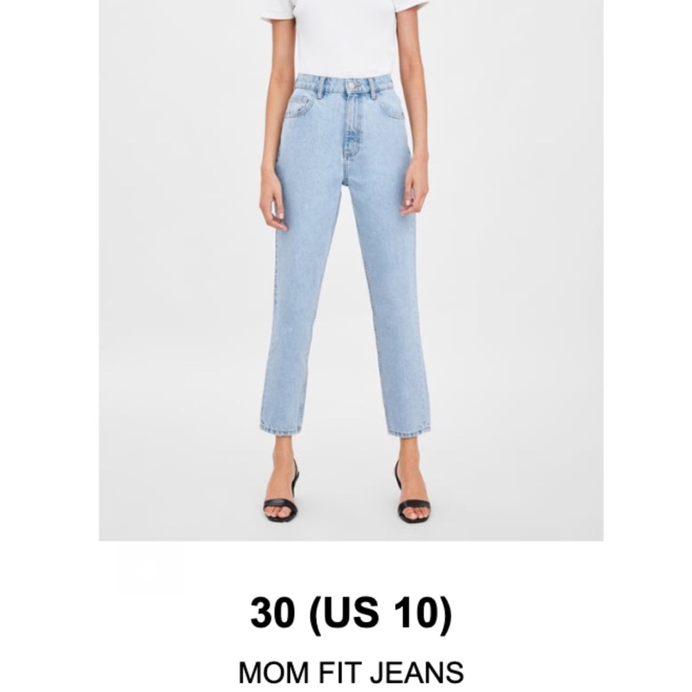 “Zara” Mom Fit Jeans